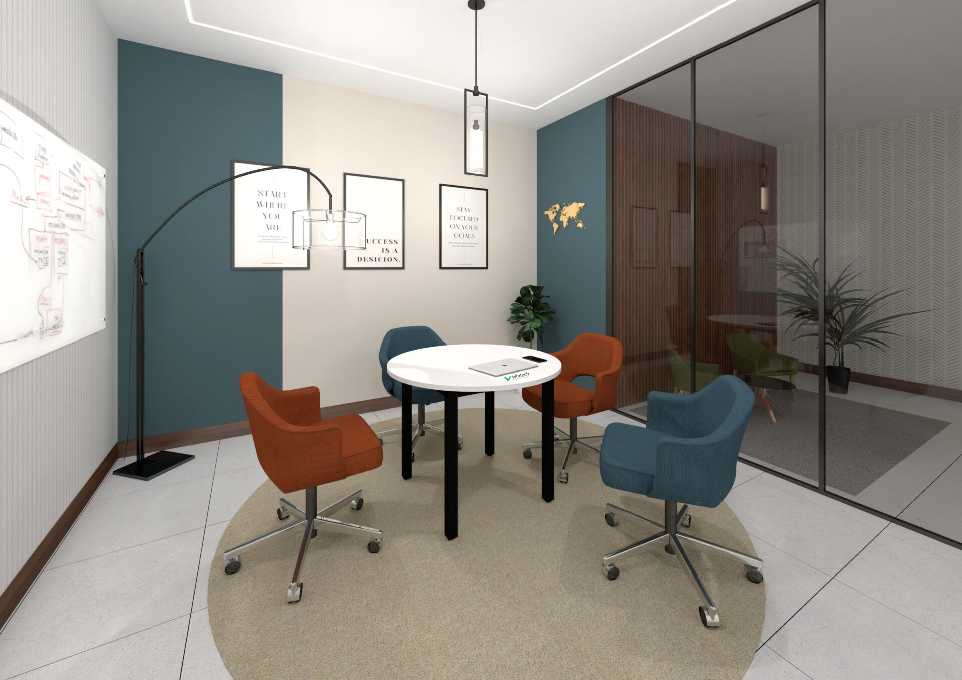 Bloomy Round Table - Interior 2